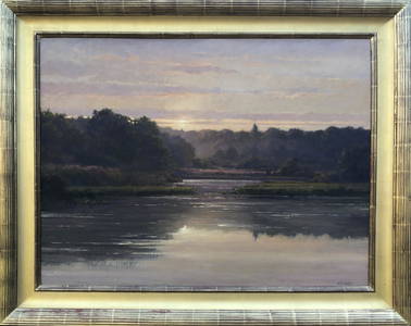 Frank Corso Oil on Board "Misty Morning"