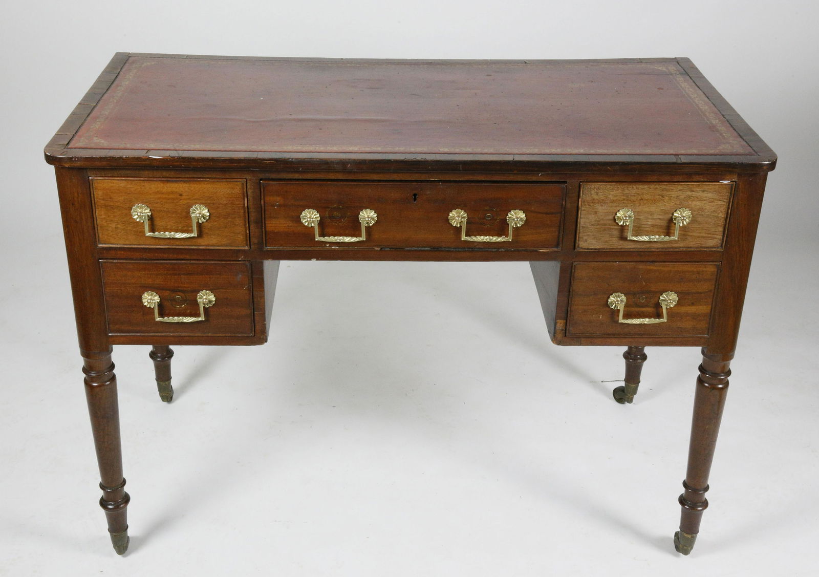 English Regency Mahogany Writing Desk (1 of 9)