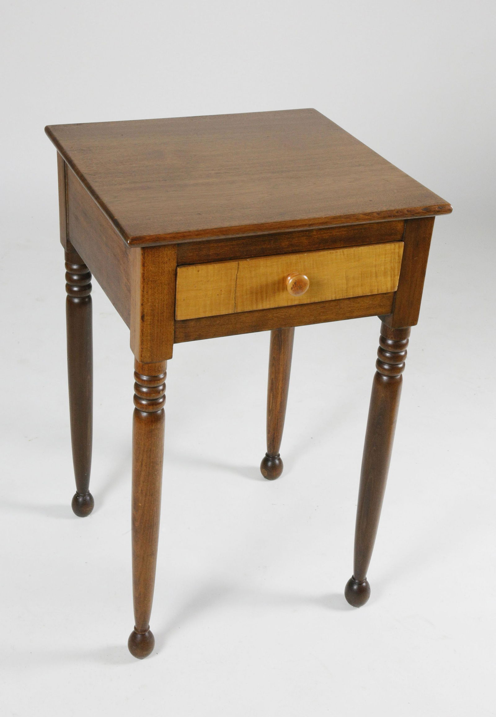 Sheraton Maple One Drawer Stand (1 of 6)