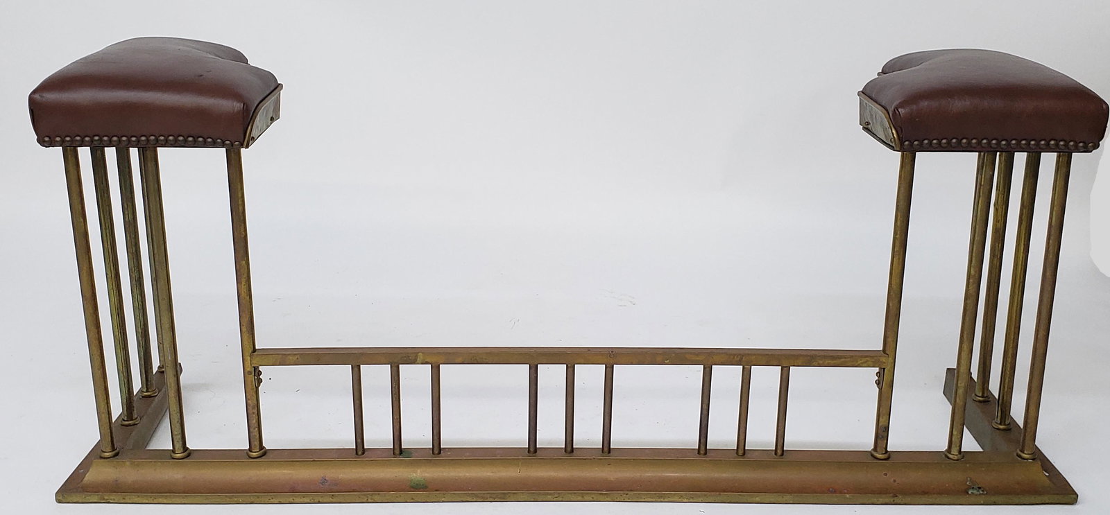 Antique English Brass Club Fender (1 of 5)