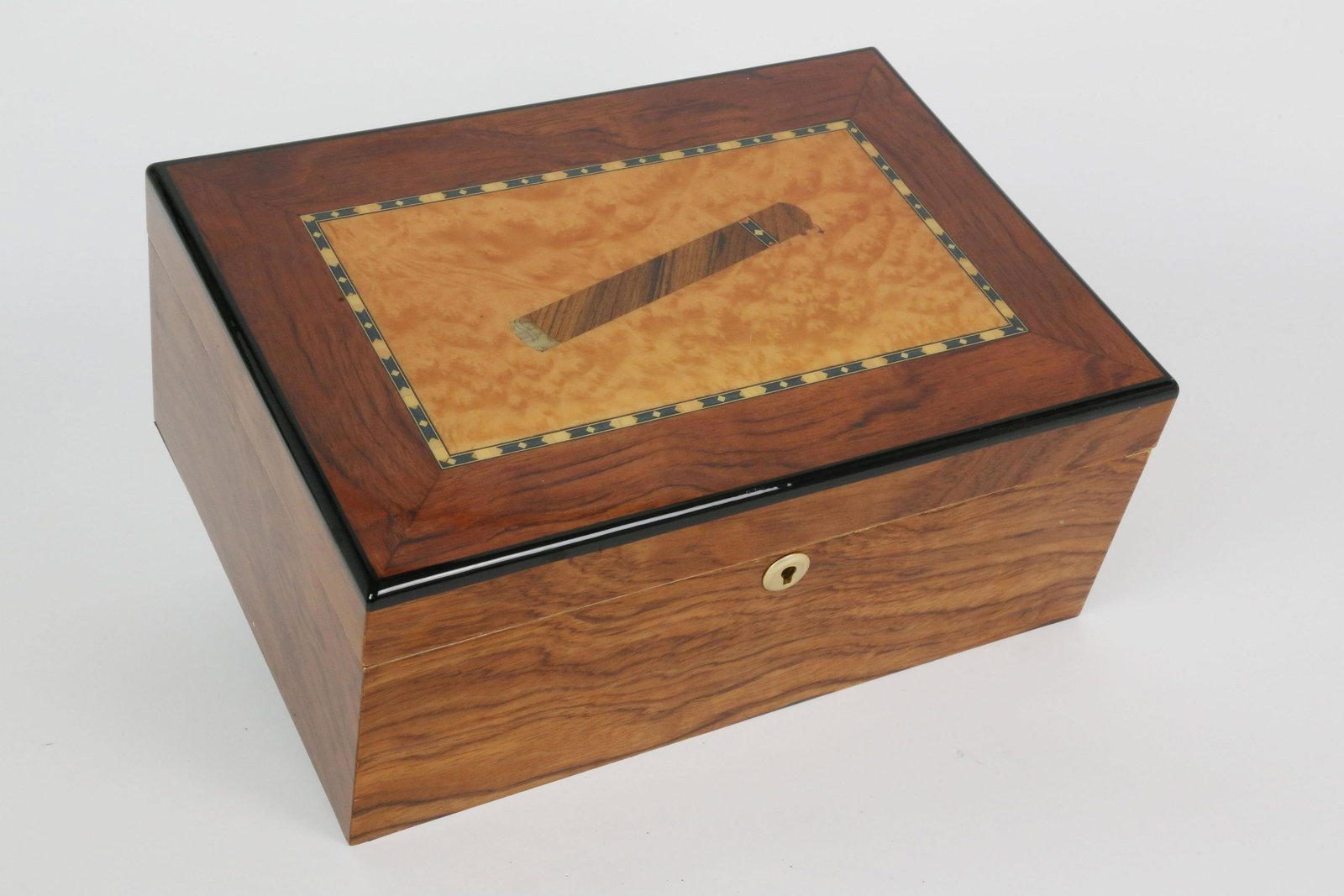Contemporary Inlaid Humidor Box, late 20th Century (1 of 5)
