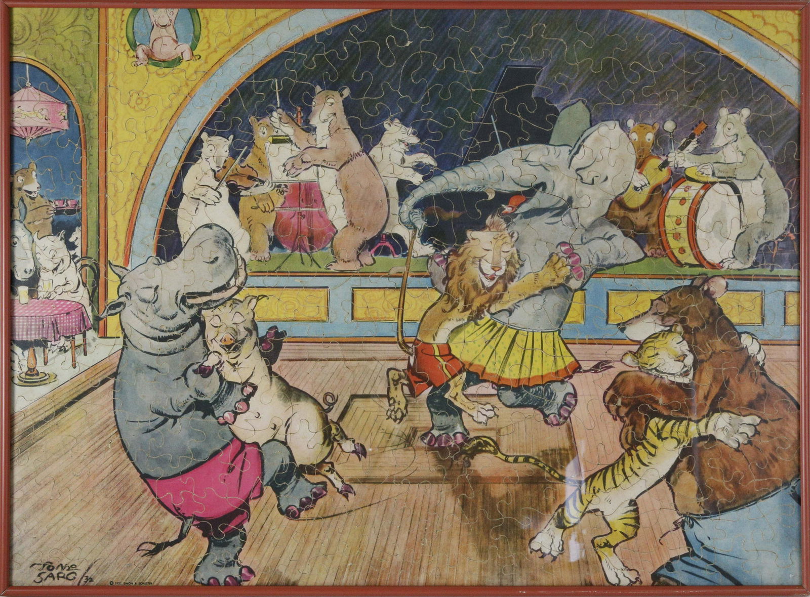 Tony Sarg Framed Assembled Puzzle (1 of 5)