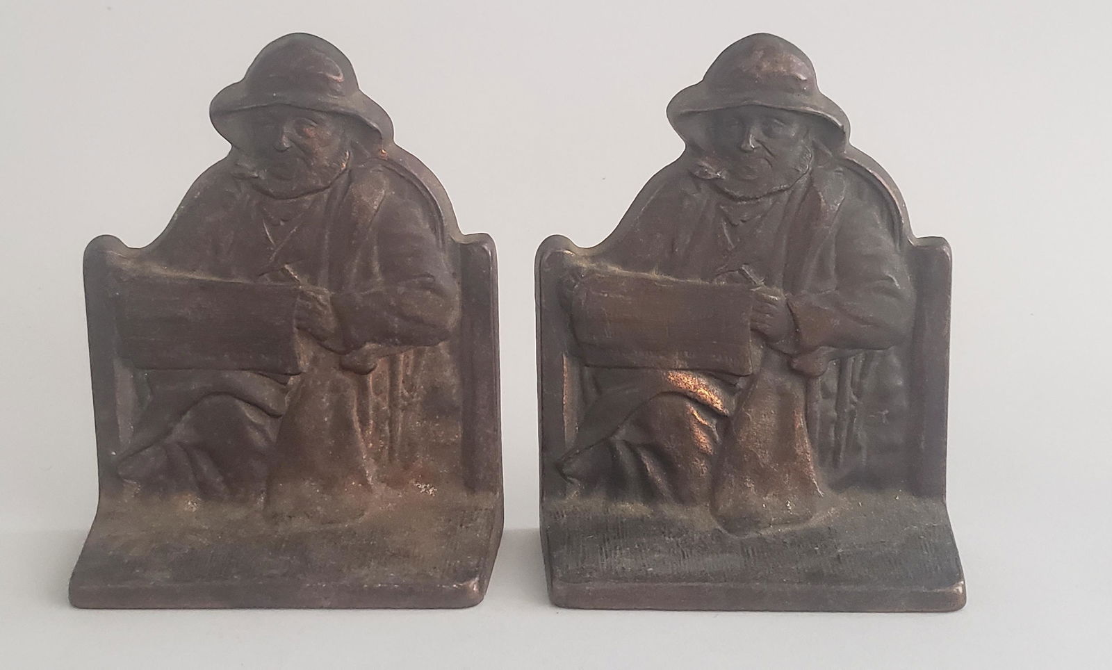 Pair of Connecticut Foundry Co. Bronze Old Salt (1 of 5)