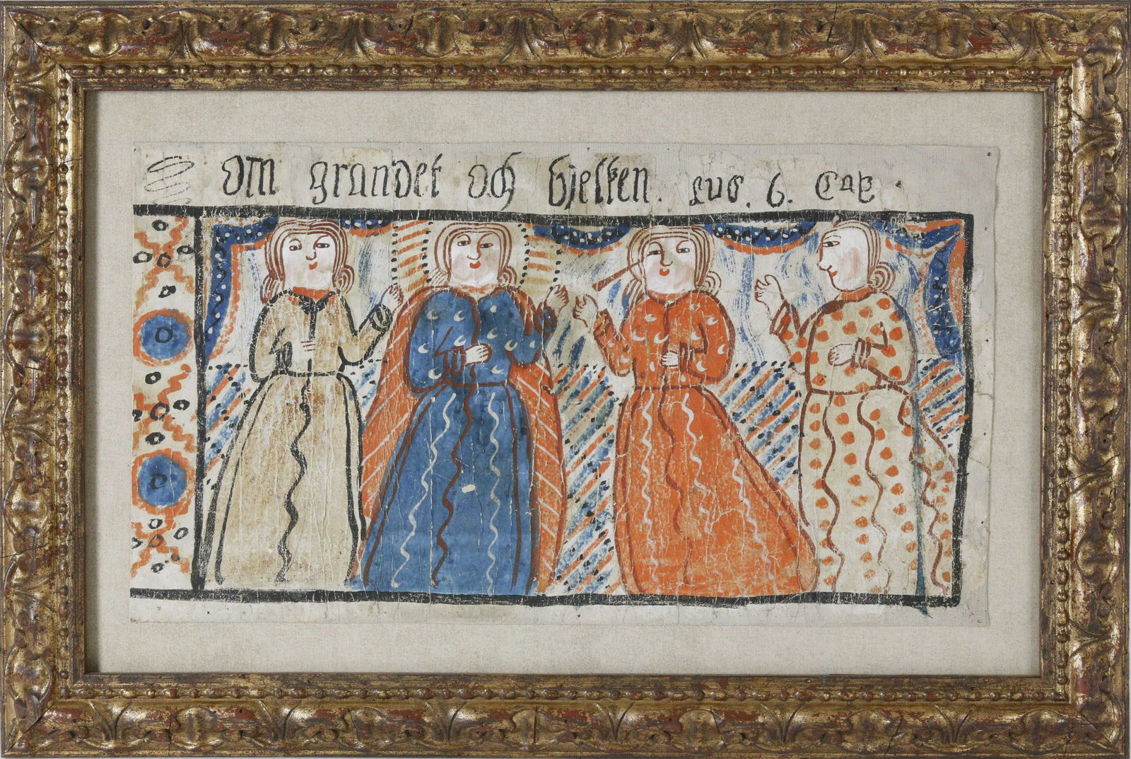 Swedish Folk Art Bonad, circa 1820 (1 of 5)