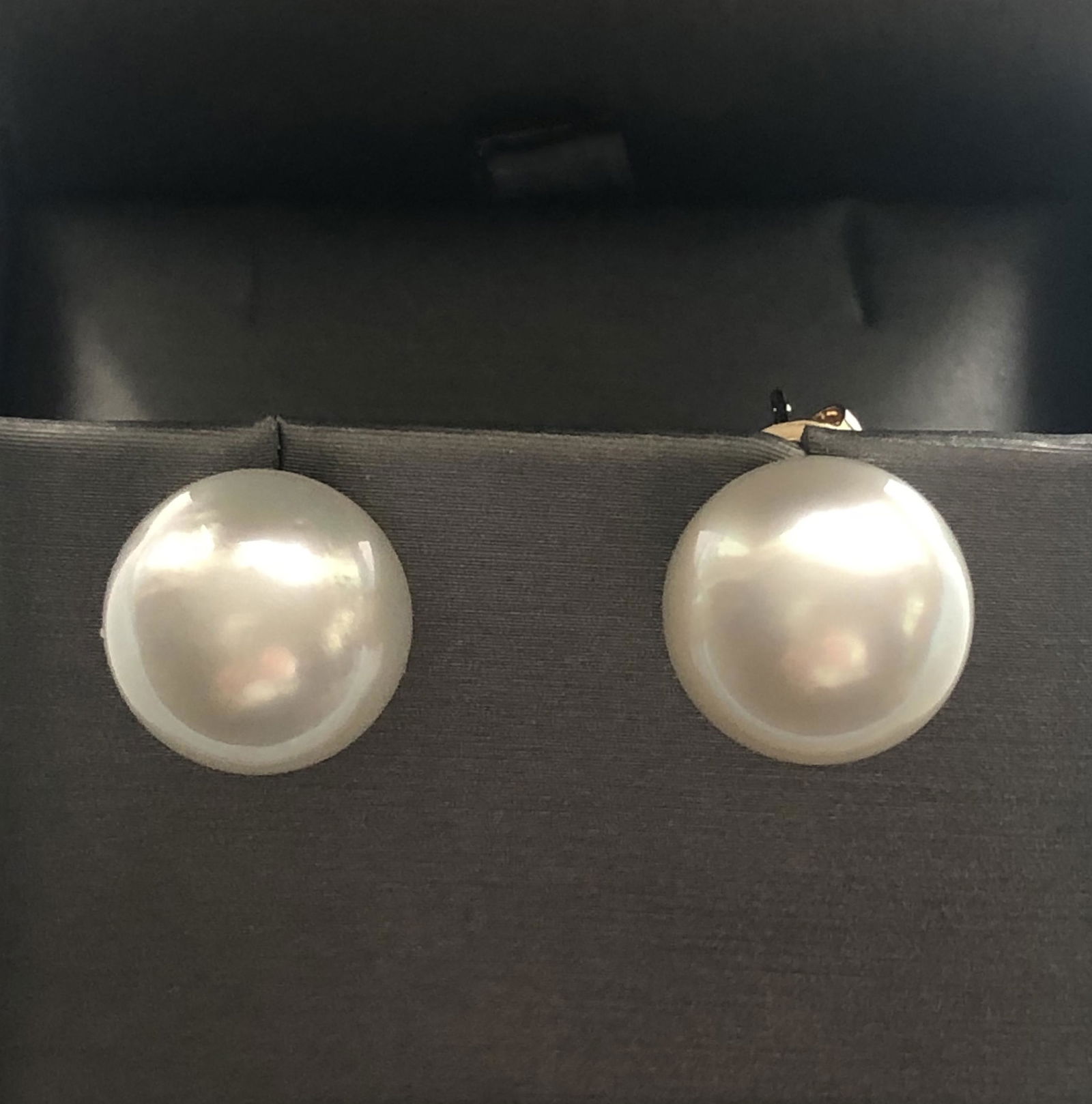 Fine Pair of 12.2mm White South Sea Pearls Earrings, (1 of 3)