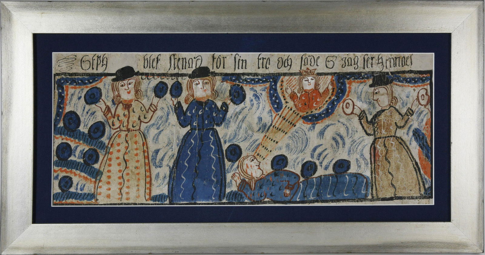 Swedish Folk Art Bonad, circa 1820 (1 of 5)