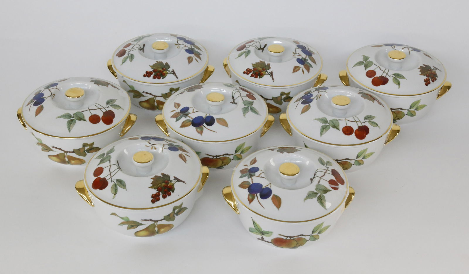 8 Royal Worcester Fine Porcelain Casseroles in the (1 of 4)