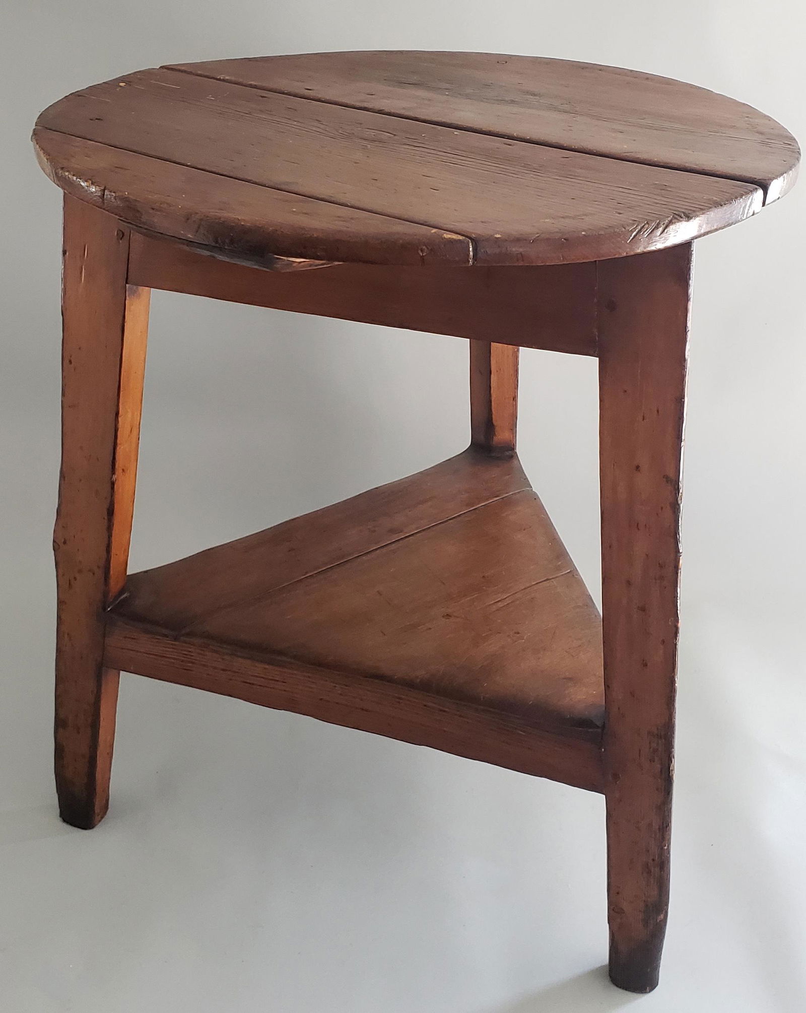 19th Century English Pine Cricket Table (1 of 8)