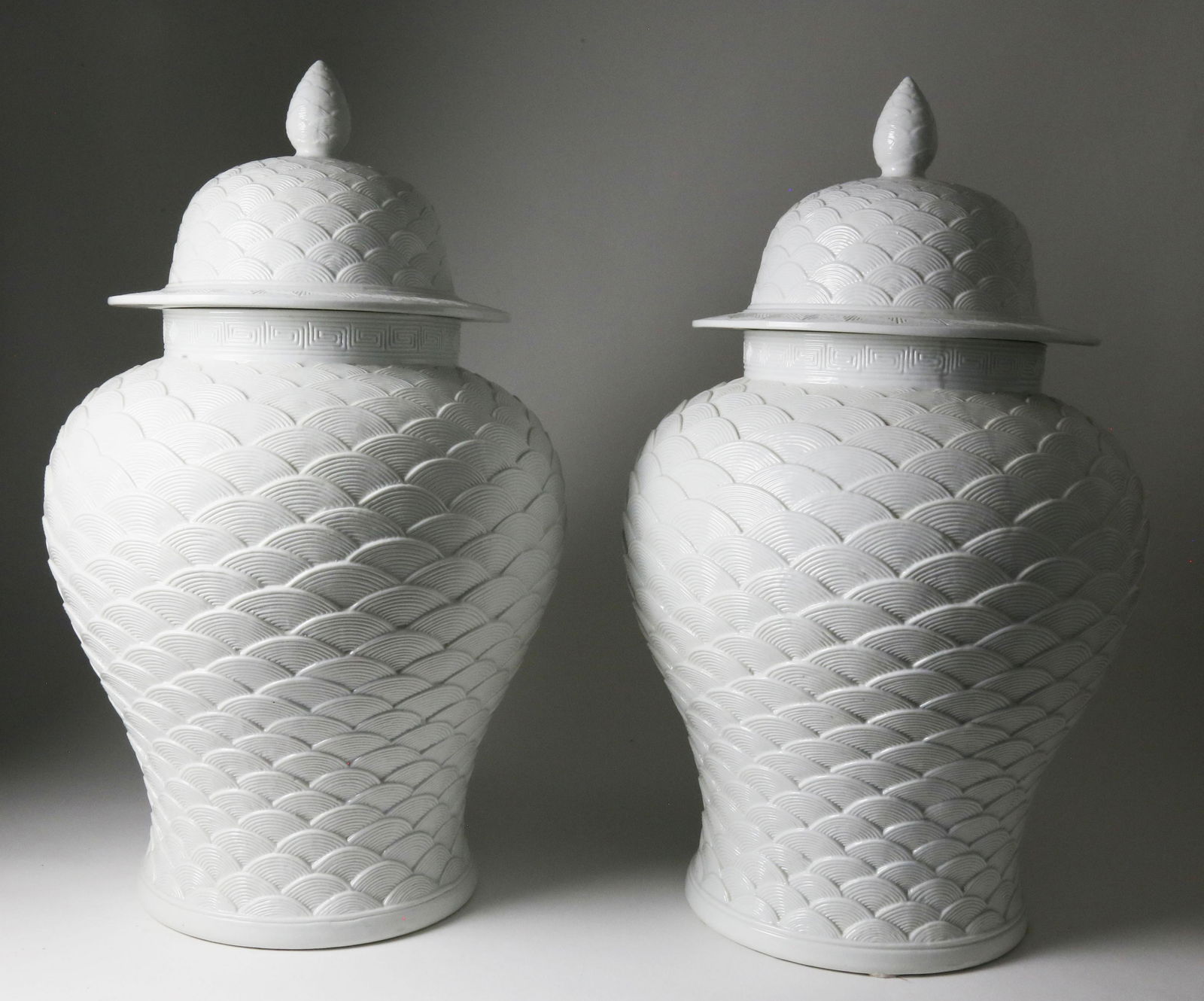 Pair of Contemporary Chinese Style Blanc de Chine (1 of 2)