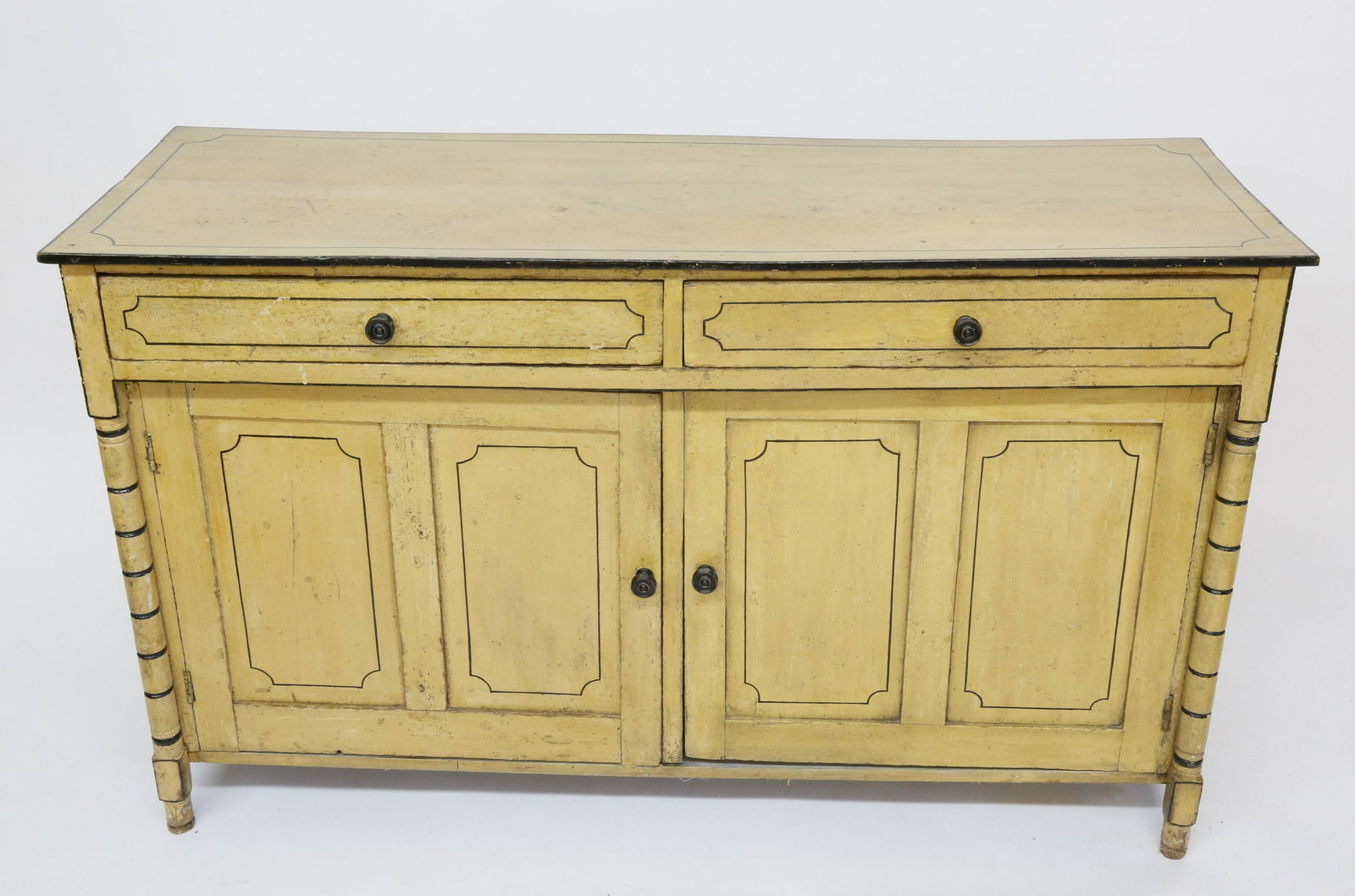 English Sheraton Decorated Cupboard Server, circa 1820 (1 of 5)