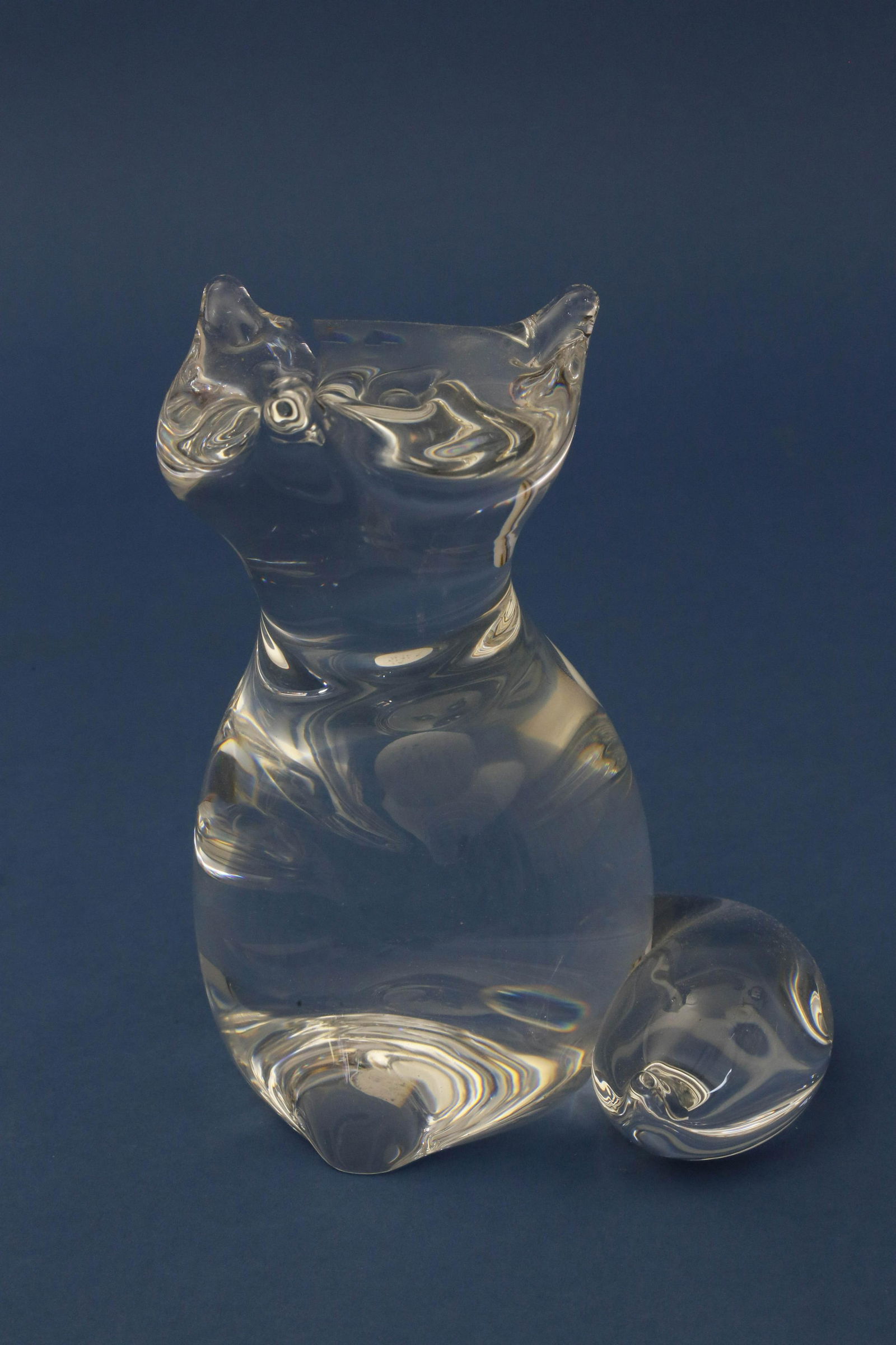 Signed Steuben Clear Crystal Fox Designed by Lloyd (1 of 3)