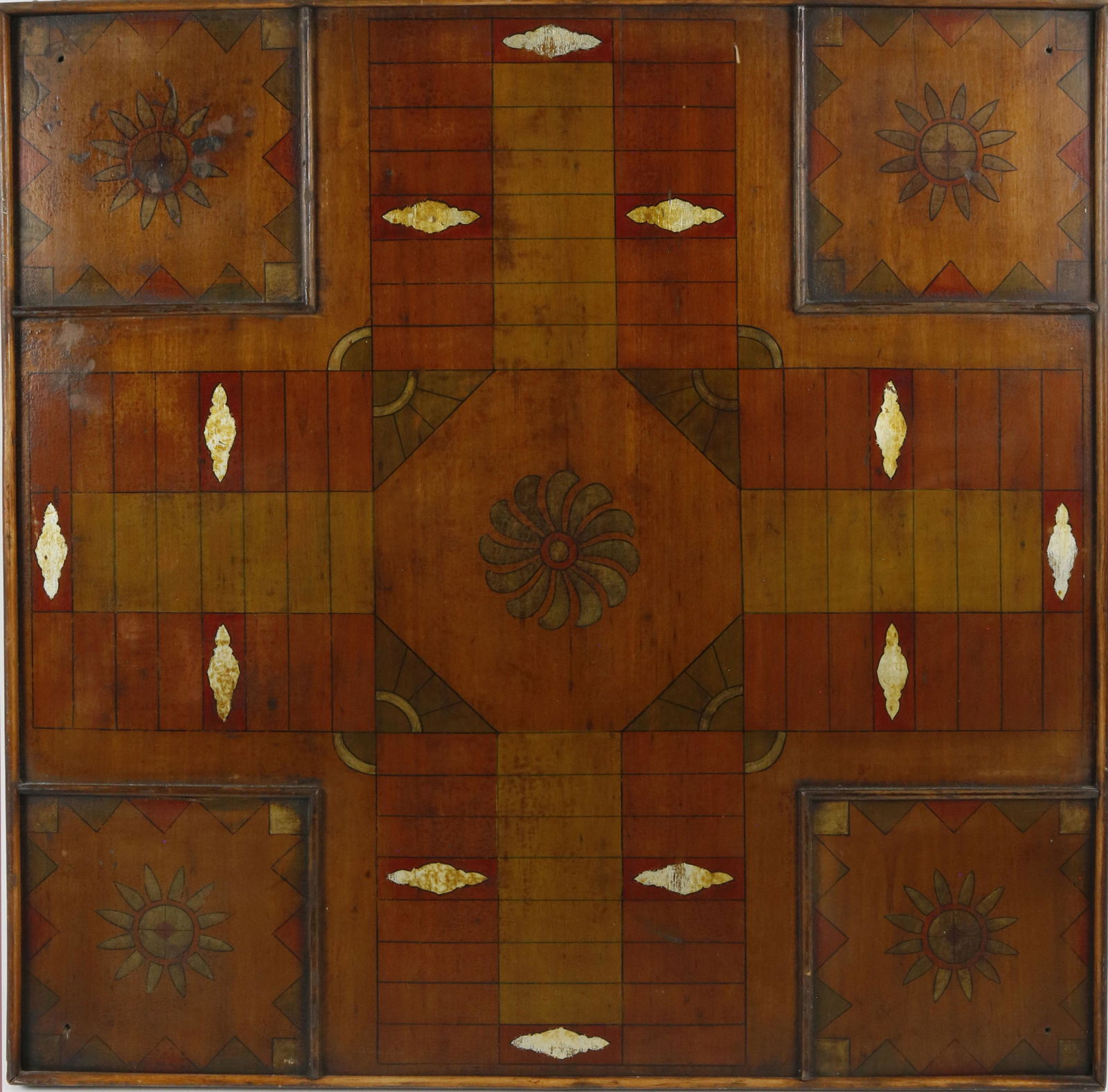 Antique Two Sided Painted Gameboard (1 of 5)