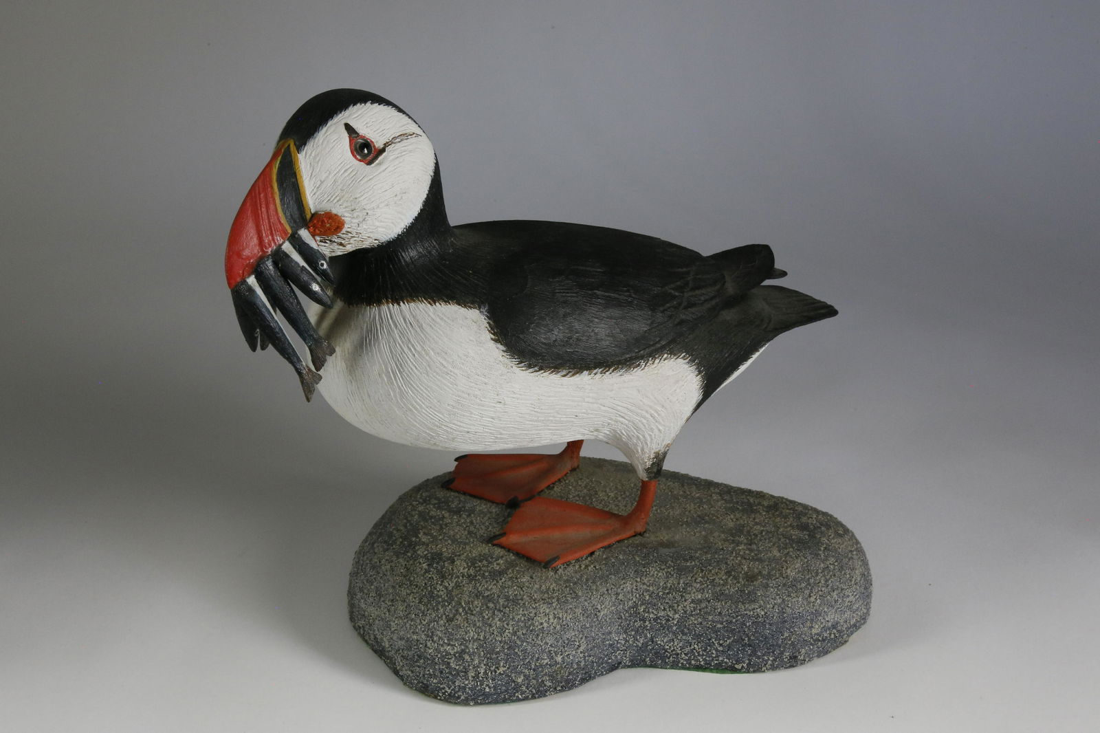 J. Harvey American Atlantic Puffin Decoy, Contemporary (1 of 7)