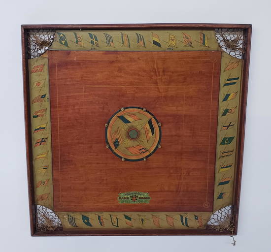 Antique Archarena Combination Star Game Board