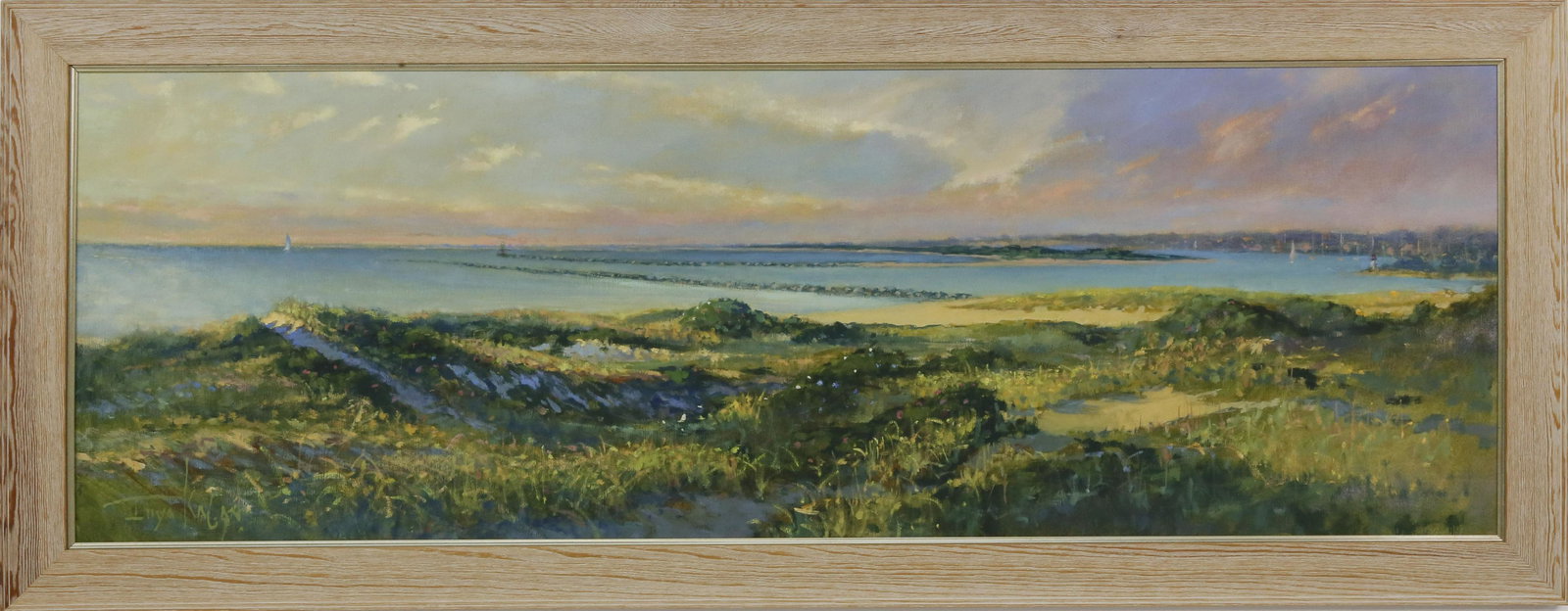 Illya Kagan Oil on Linen "Panoramic Distant View of (1 of 6)