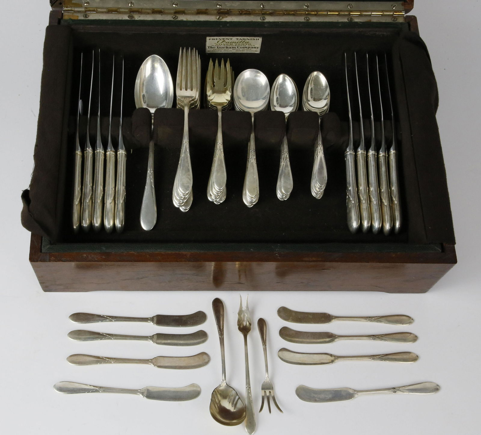 Gorham Sterling Silver Flatware Service in the "Rose (1 of 5)