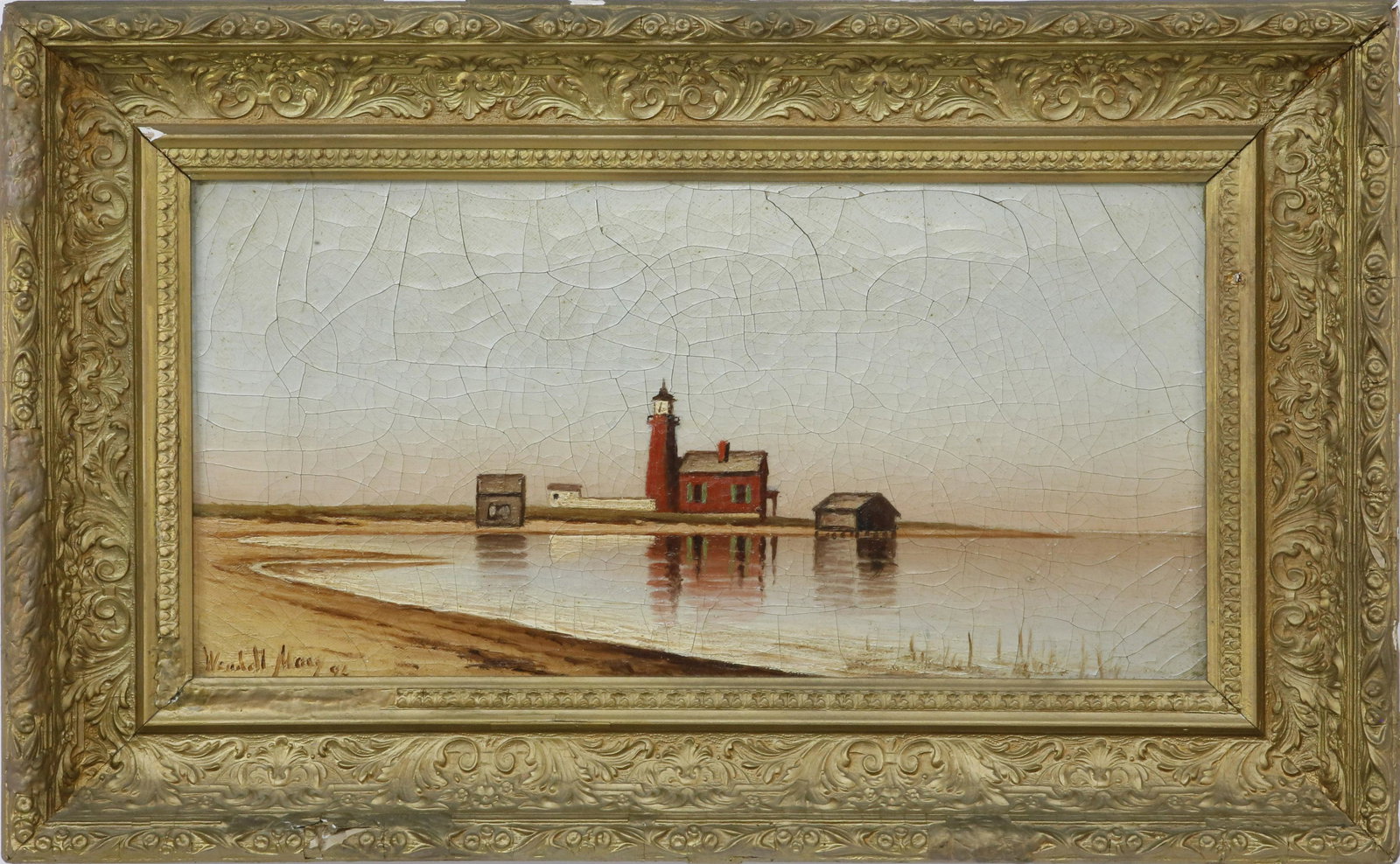 Wendell Macy Oil on Canvas "Brant Point - Nantucket" (1 of 7)