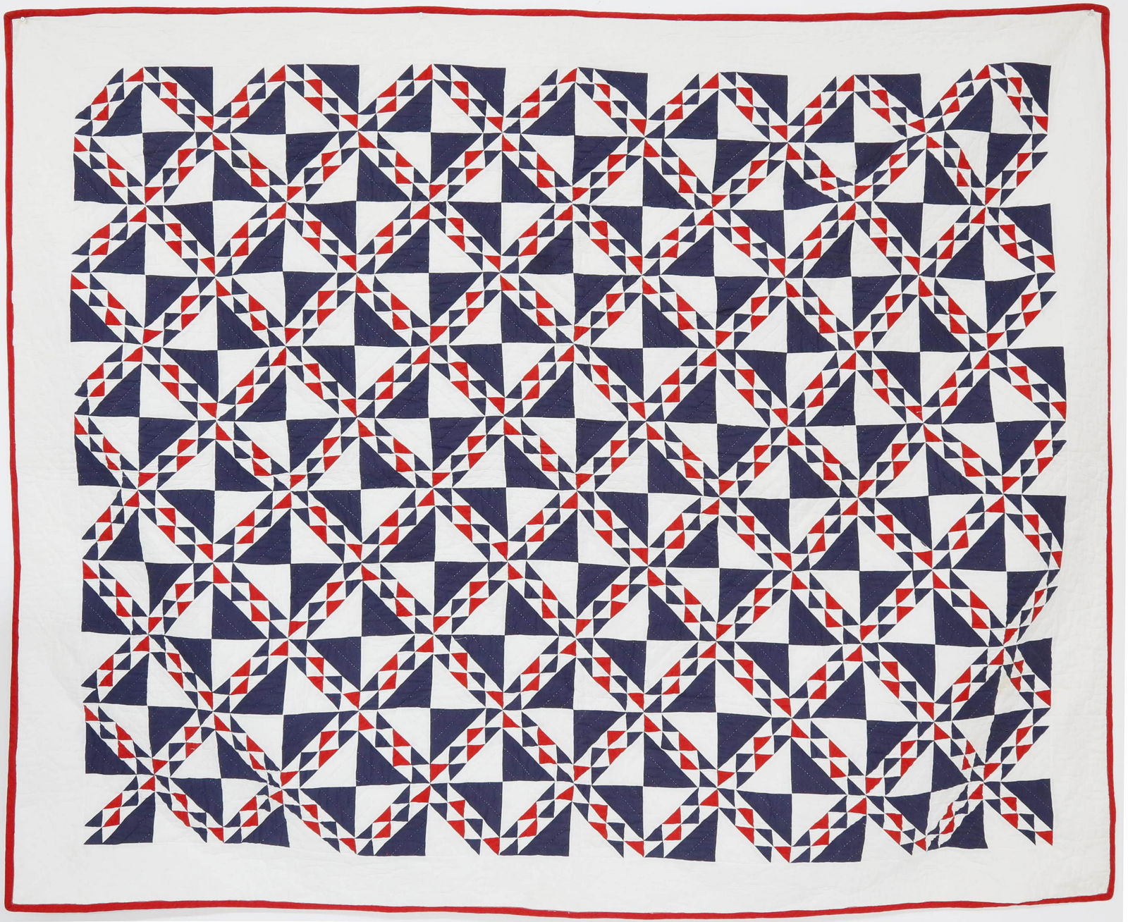 Vintage Patriotic Red White and Blue "Flying Geese" (1 of 4)