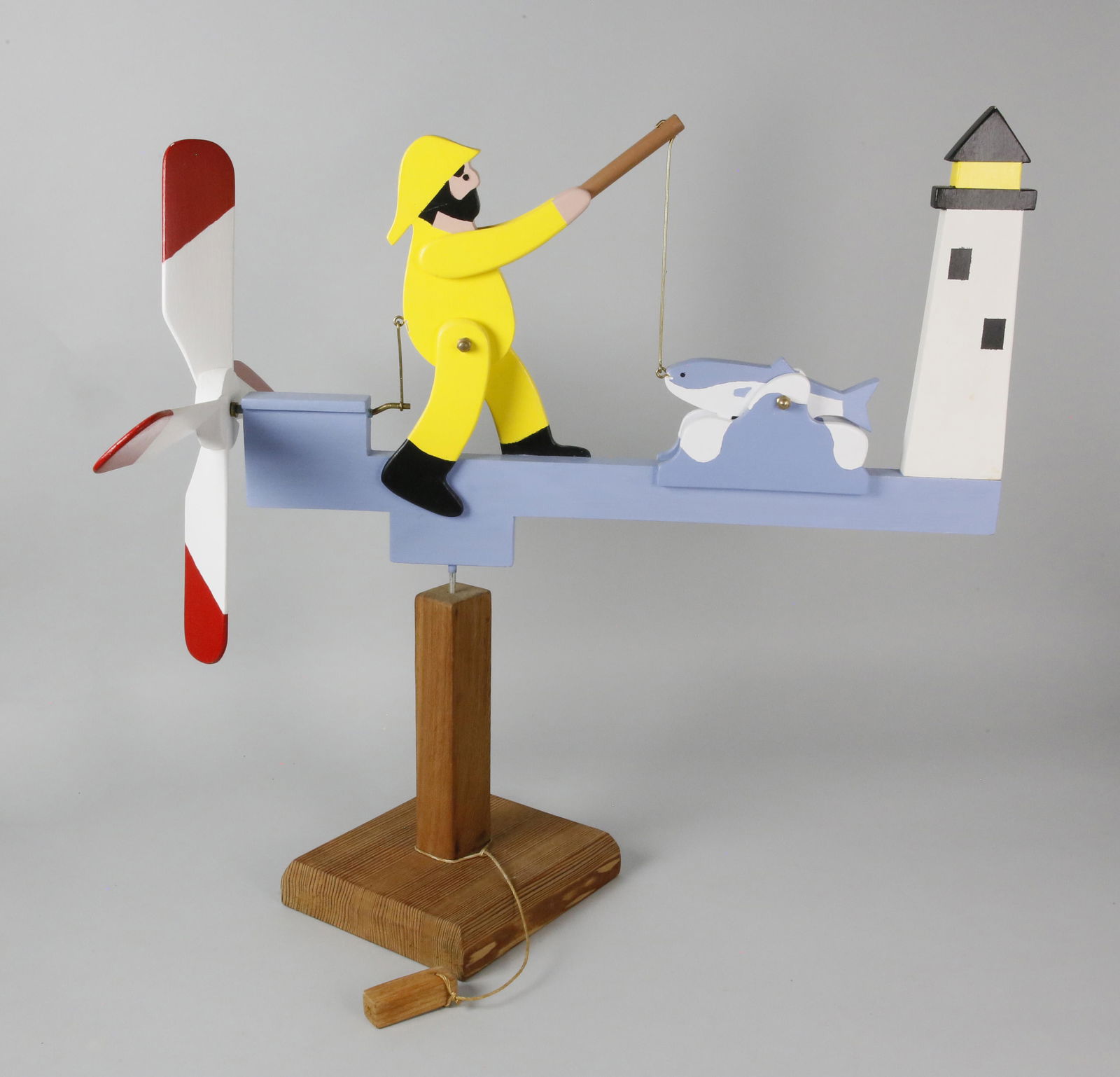 Kenneth Duce Nantucket Fisherman Whirligig (1 of 7)