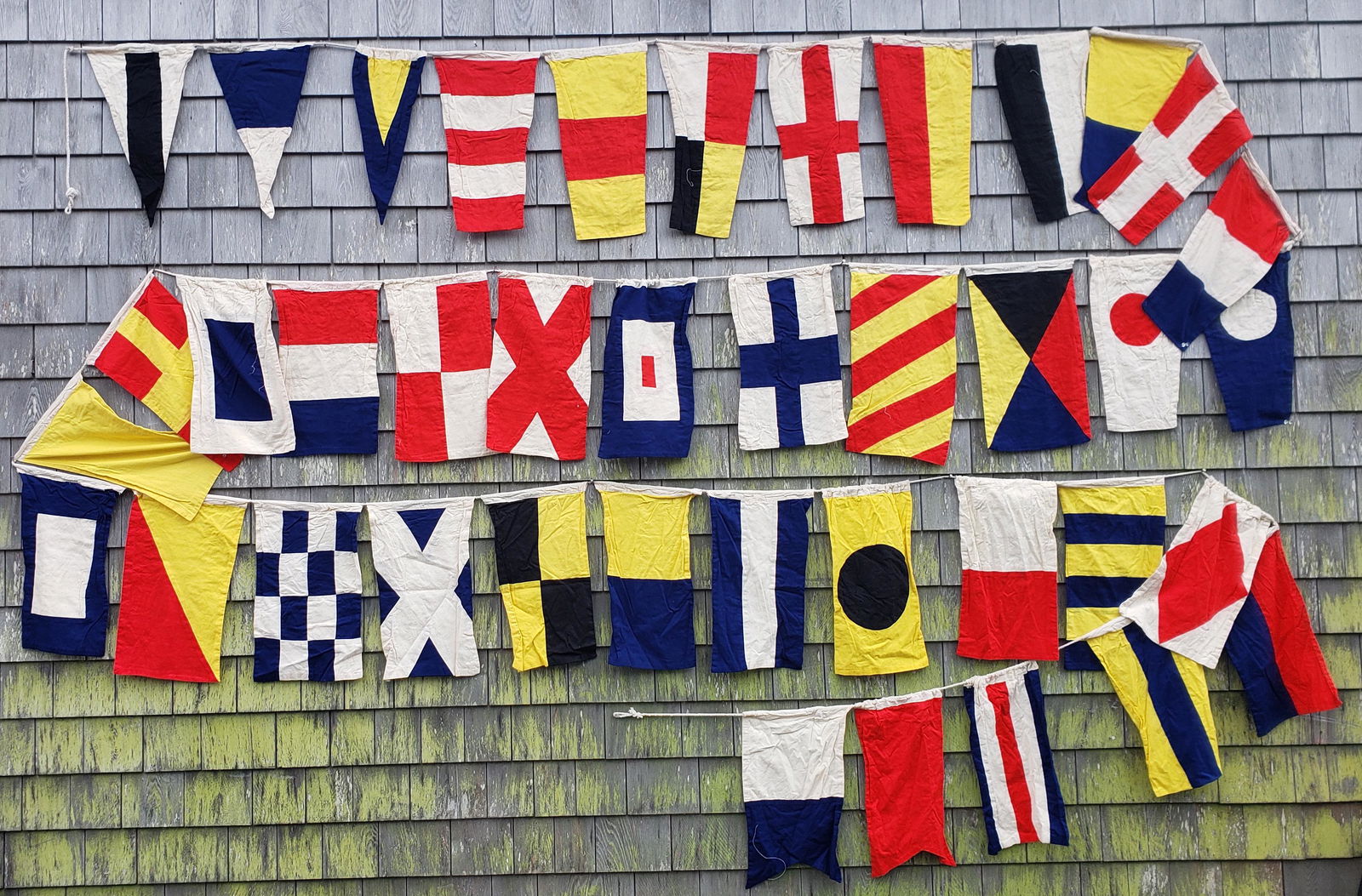 Set of Forty Decorative Nautical Signal Flags (1 of 8)