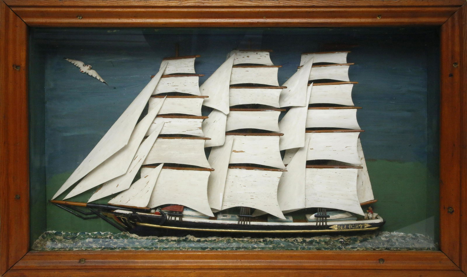 大型油彩画 R.Simonetto【Wood Art】