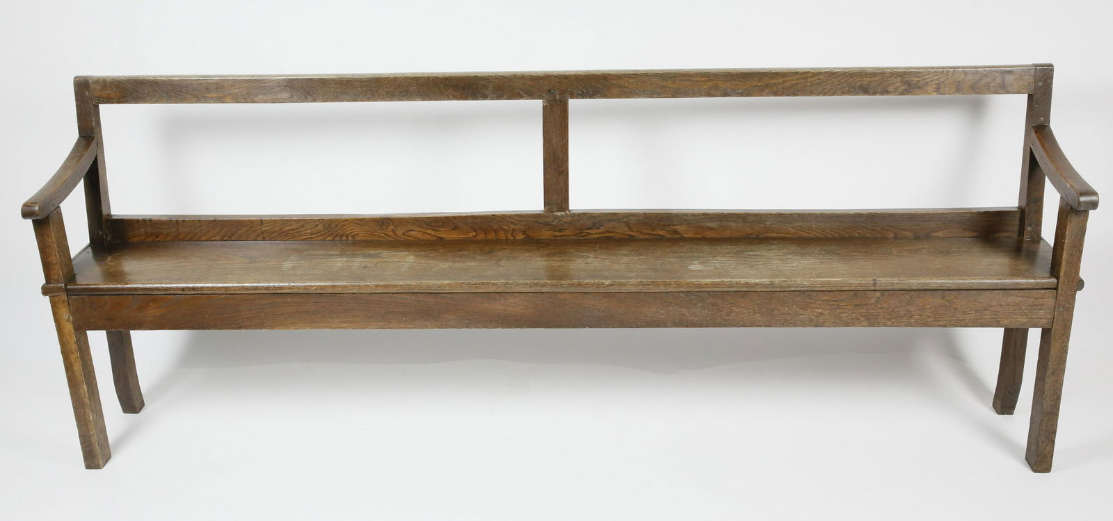 English Oak Hall Bench, 19th Century (1 of 6)