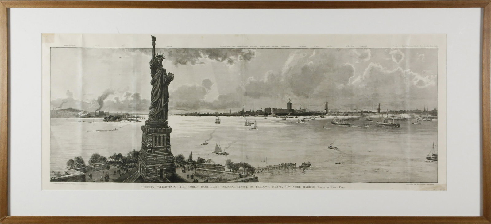 Engraved Harper's Weekly 1886 "Liberty Enlightening The World" (1 of 9)