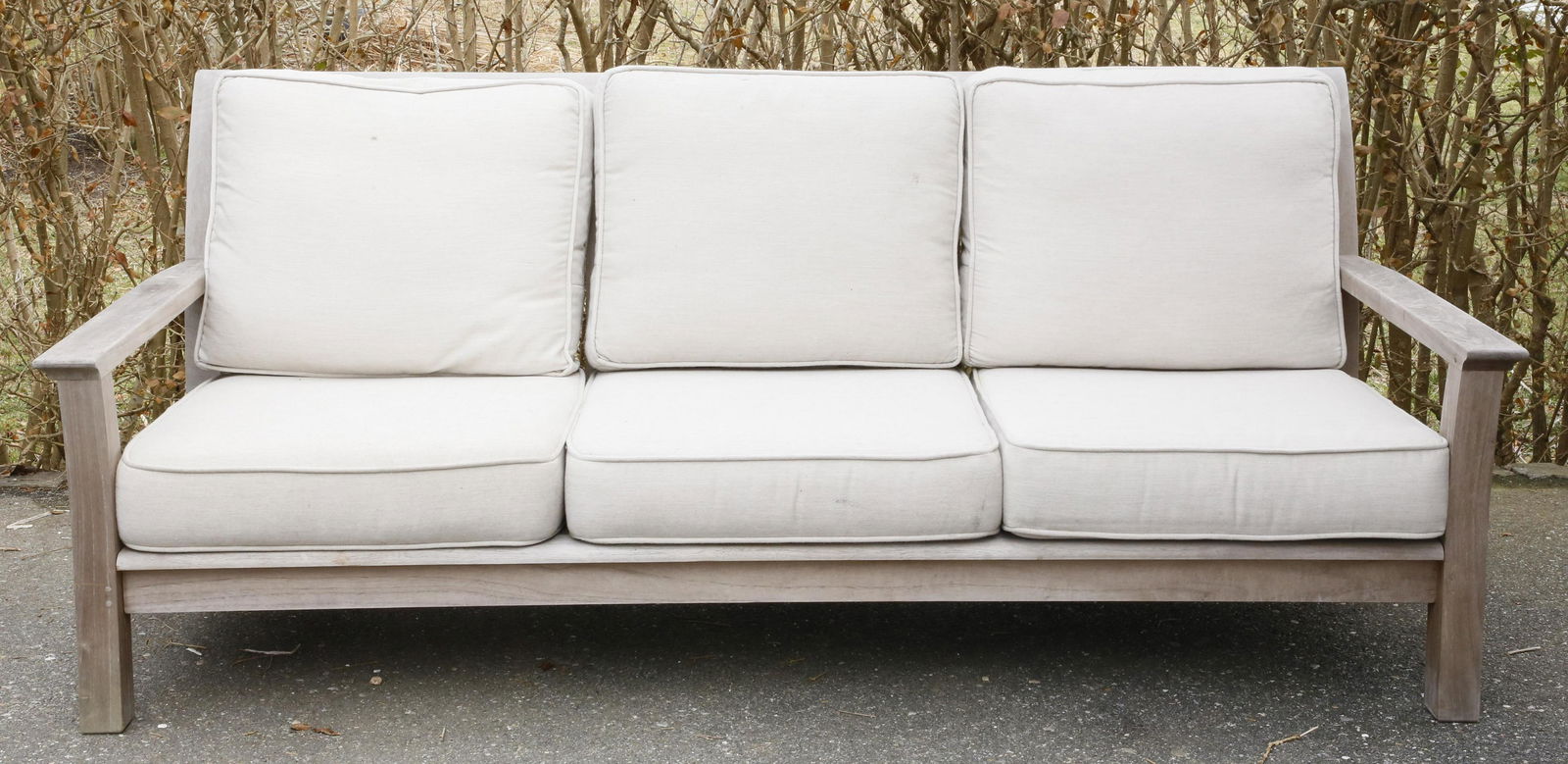 Kingsley Bate Teakwood Three Seat Sofa (1 of 5)