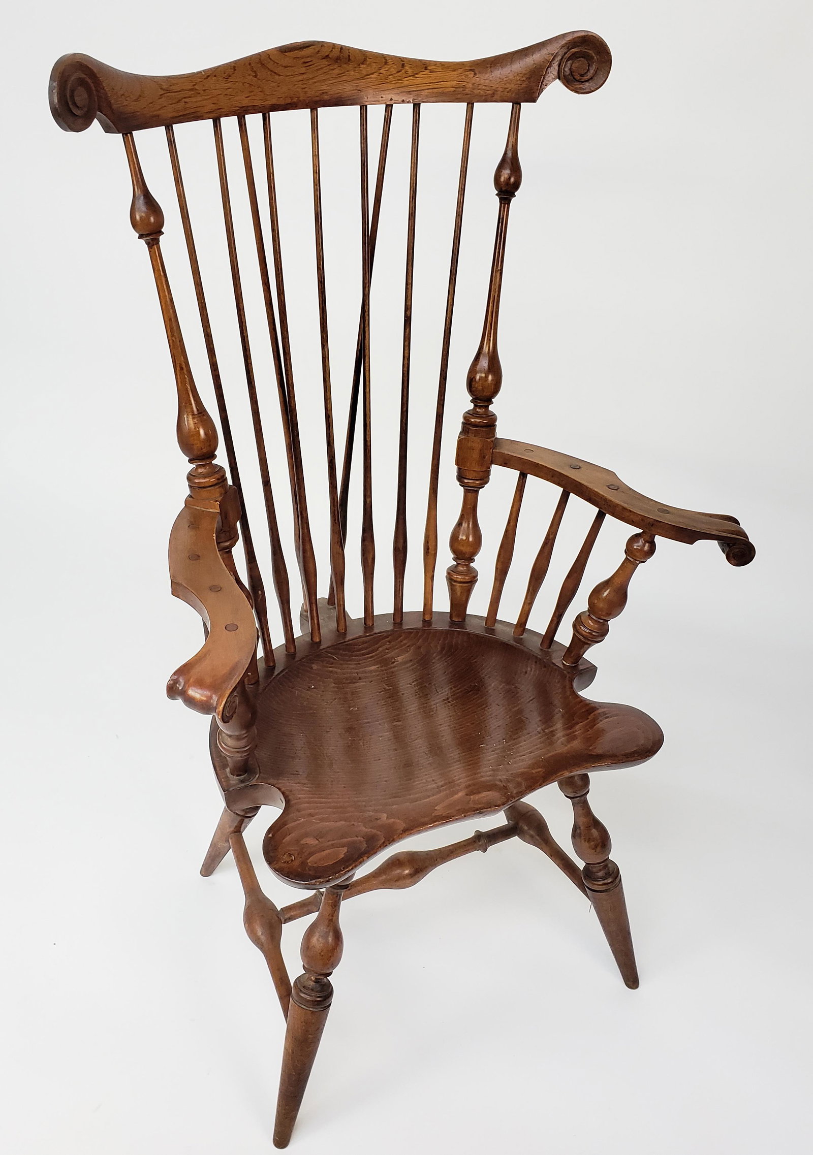 Vintage Bench Made Nantucket Style Brace Back Windsor Armchair (1 of 10)