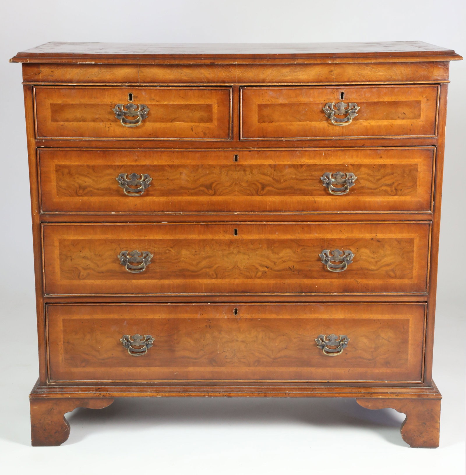 English Yew Wood Chest of Drawers, 19th Century (1 of 6)