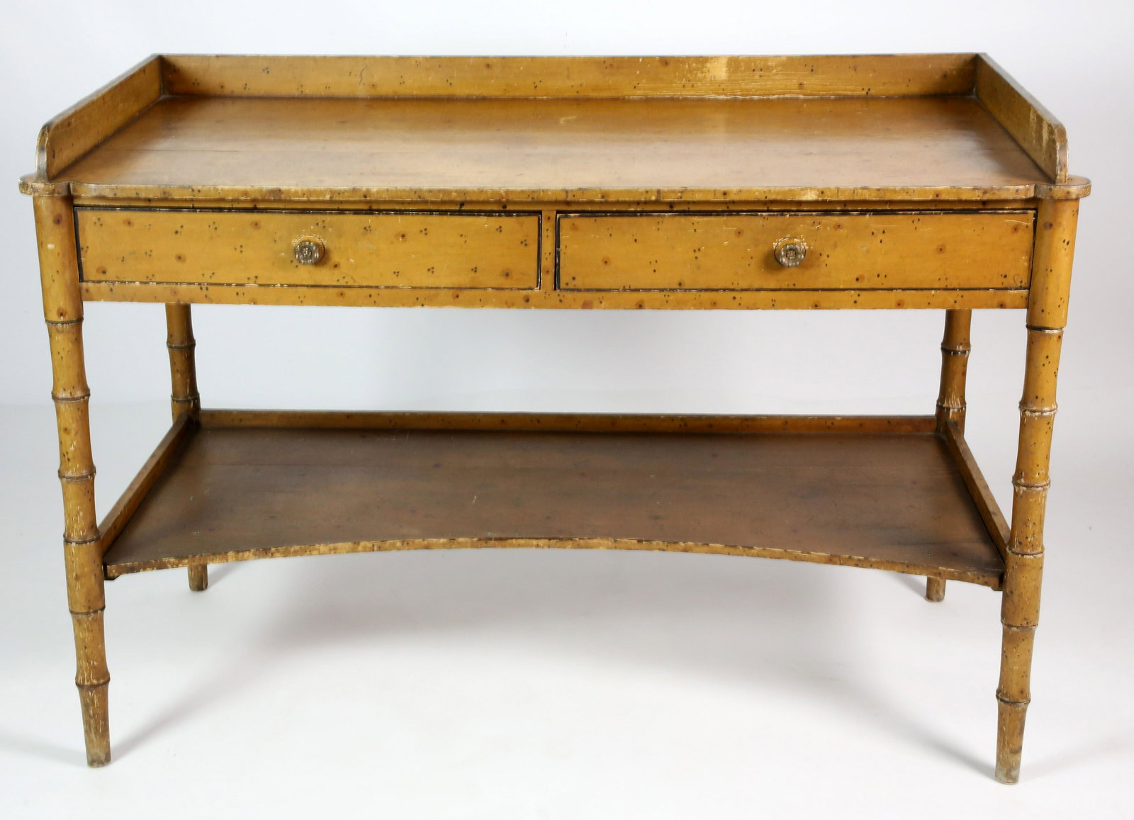 Antique English Decorated Two-Drawer Server (1 of 6)