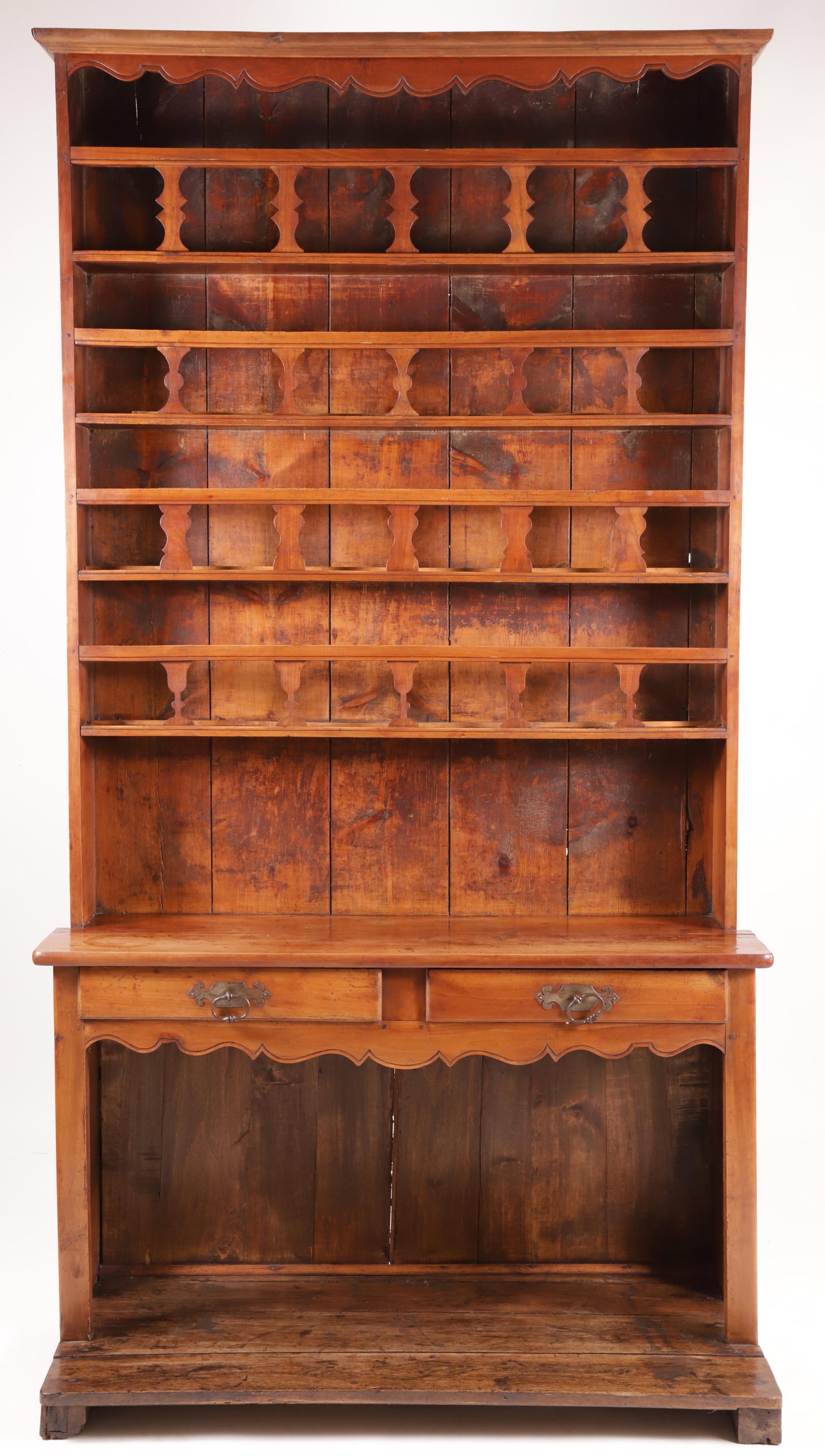 Antique English Narrow Open Hutch (1 of 9)