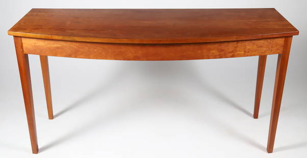 Vintage Thomas Moser (Auburn, Maine) Cherry Console Table, circa 1995: Vintage Thomas Moser (Auburn, Maine) Cherry Console Table, circa 1995, signed and dated on the underside Height 28 in. Length 54 in. Width 20 in.
