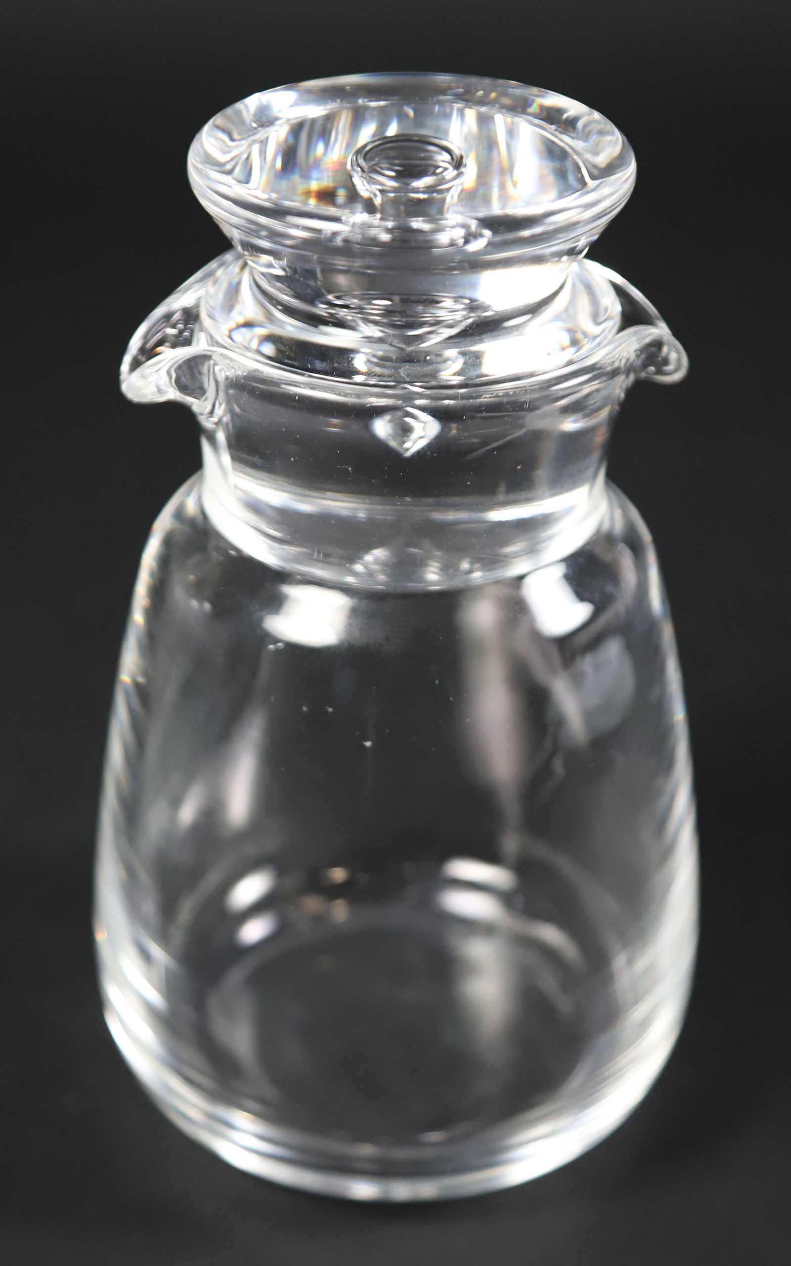 Vintage Signed Steuben Crystal Cocktail Shaker (1 of 4)