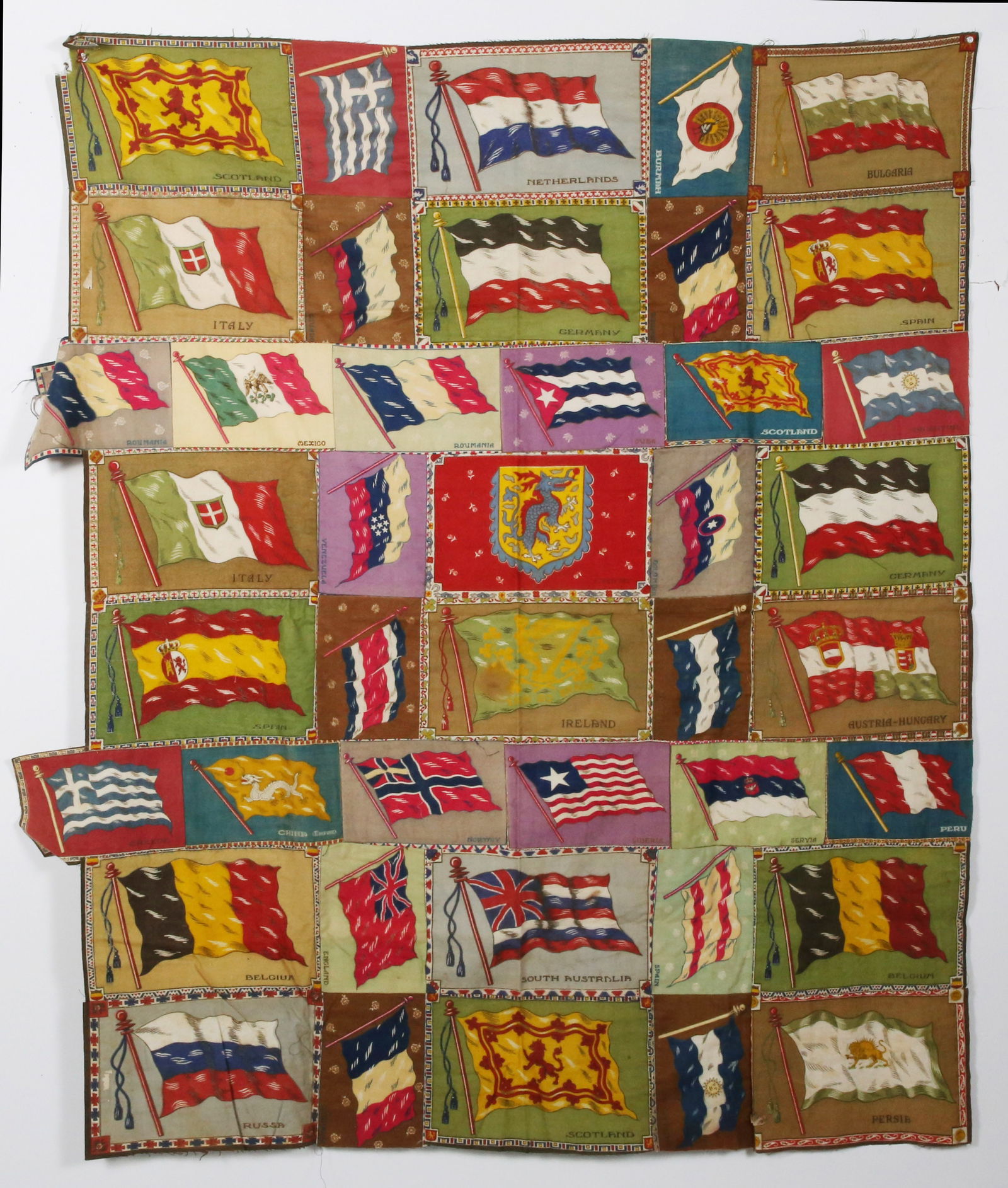 Premium Cigar Felt "Flags" Wall Hanging (1 of 7)