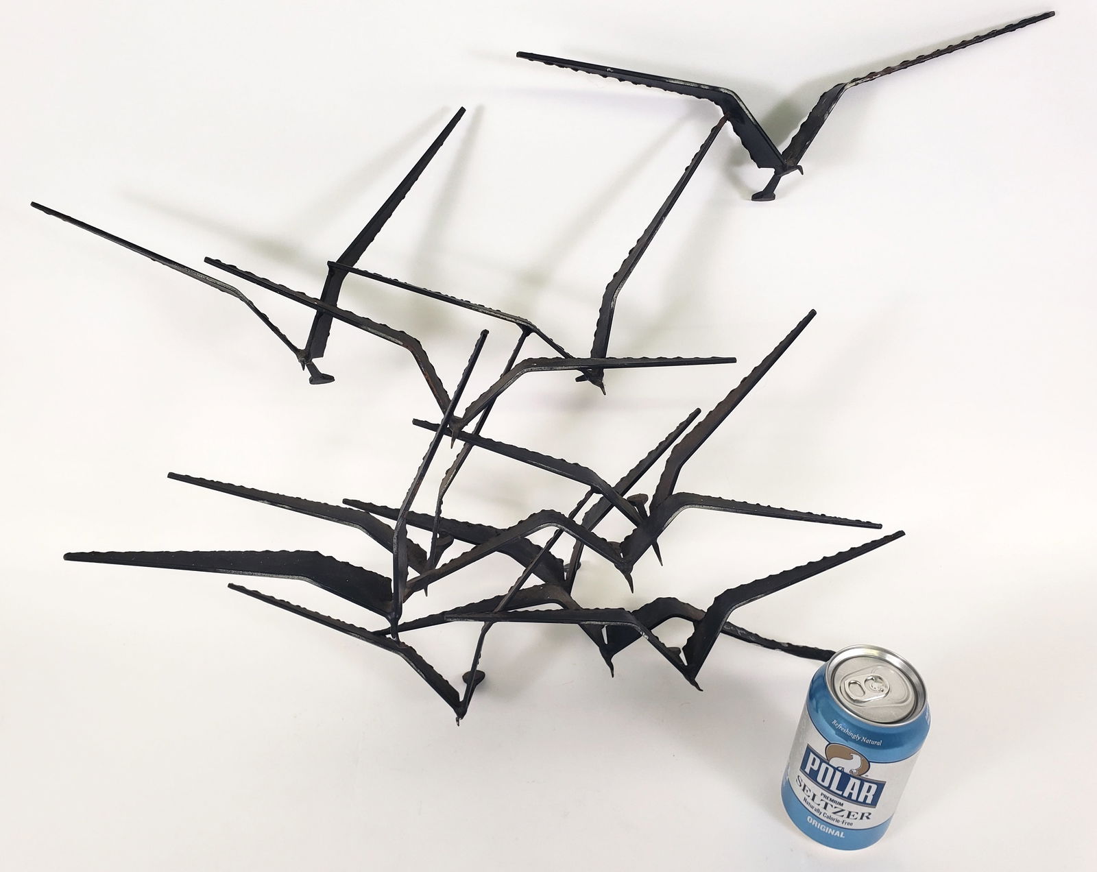 Vintage Signed Curtis Jere "Birds in Flight" Metal Wall Sculpture (1 of 5)