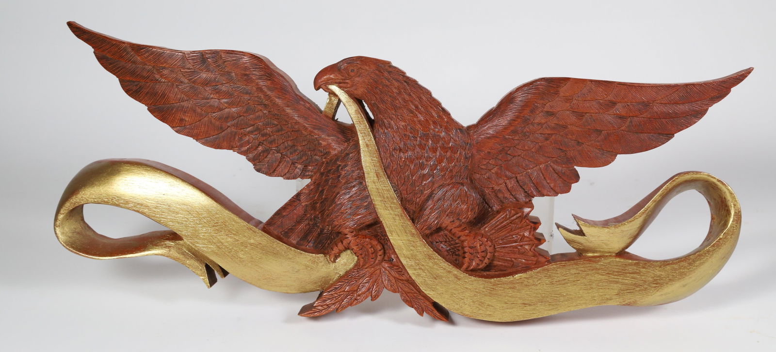 E.V. Karg Carved American Eagle with Detailed Feathers, circa 1981 (1 of 7)