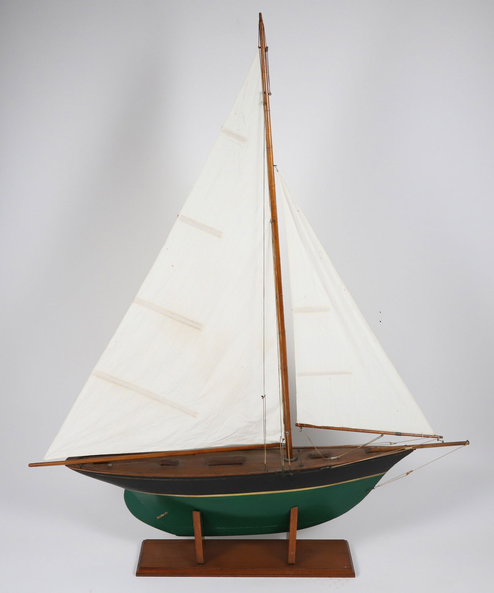 English Pond Model with Sails, 19th Century (1 of 7)