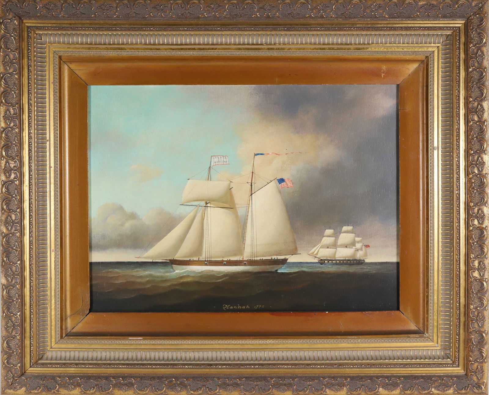 Brian Coole (British b. 1939) Oil on Panel “Hannah 1775 (1 of 8)