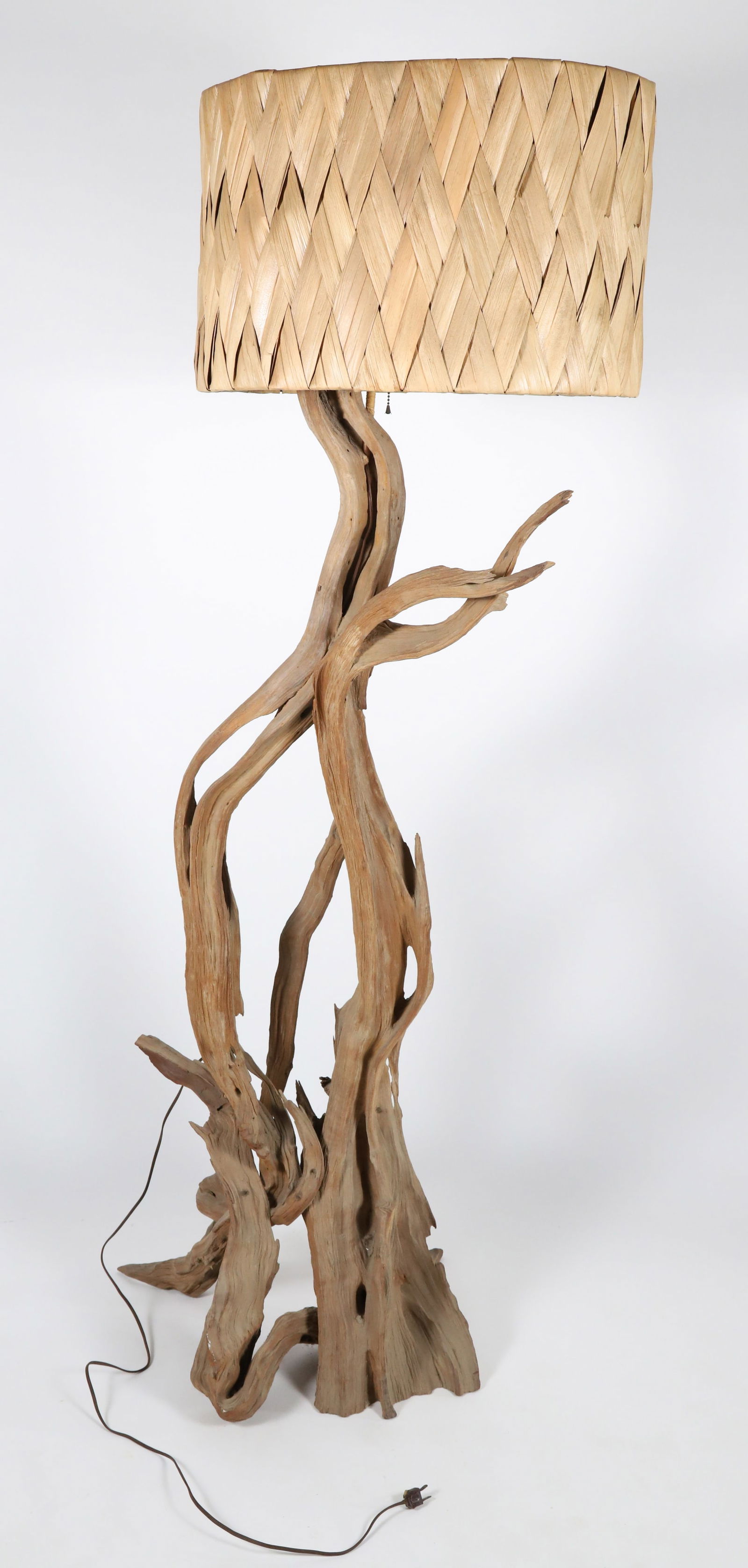 Mid-Century Driftwood Floor Lamp (1 of 6)