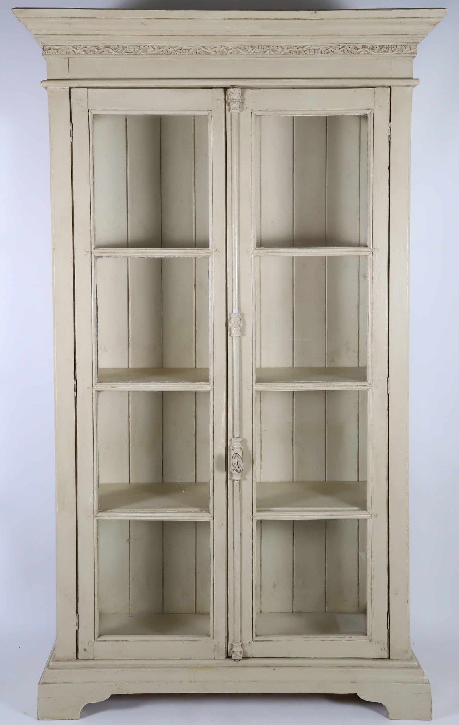 Vintage French Glass Door China Cabinet (1 of 7)