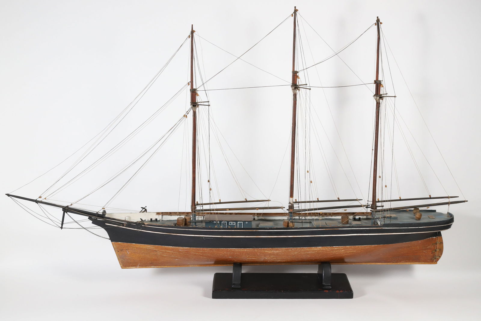 Three Masted Ship Model of the "Mary Sears- Bath" (1 of 9)