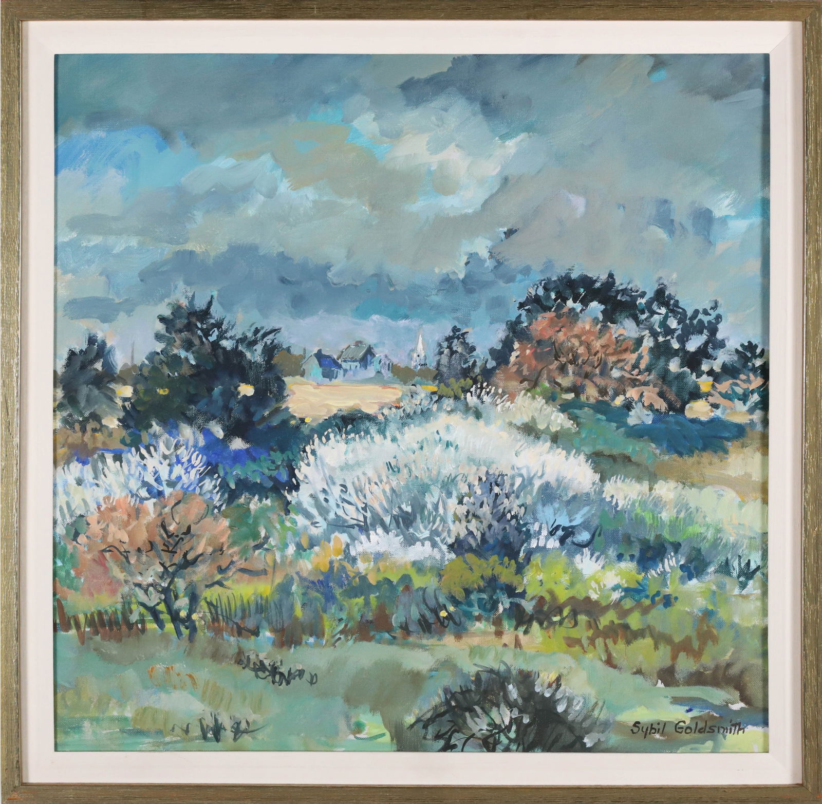 Sybil Goldsmith Oil on Canvas "Beach Plums" (1 of 7)