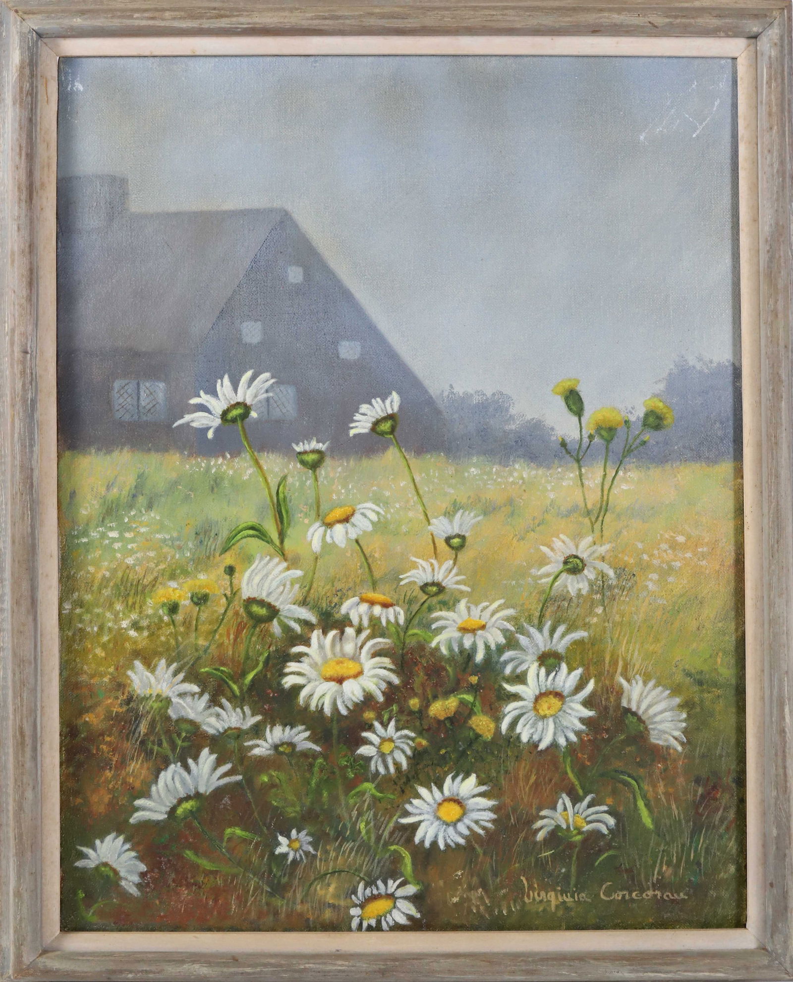 Virginia Corcoran Nantucket Oil on Canvas "Summer Daisies" (1 of 6)