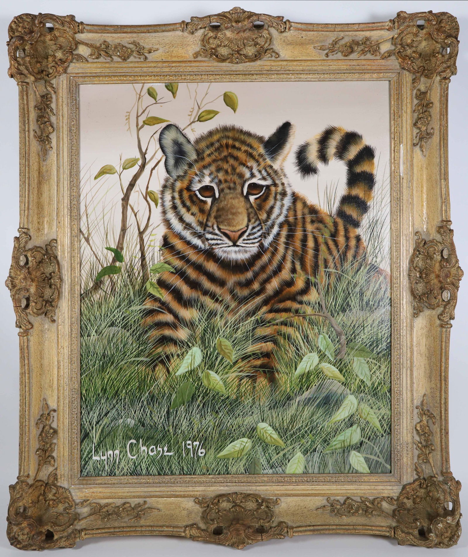 Lynn Chase Oil on Canvas "Tiger Cub" (1 of 6)