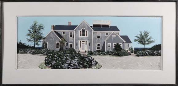 John Austin Tempera on Board "Horchow House"