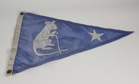 Vintage Nantucket Wharf Rat Burgee