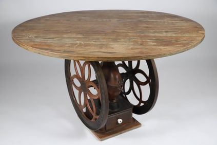 Philadelphia Enterprise Large Coffee Grinder Table, 19th Century