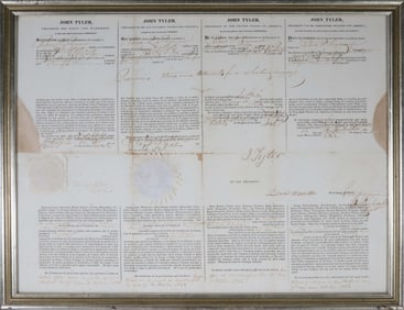 John Tyler's 1842 Passport