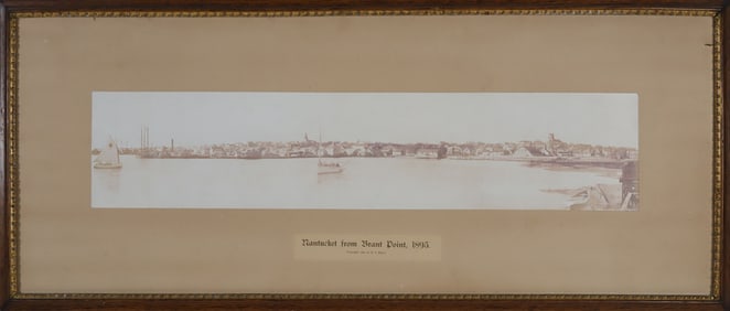 H.S. Wyer Nantucket Photograph "Nantucket from Brant Point, 1895"